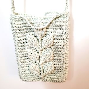 Phone bag. Crocheted phone bag